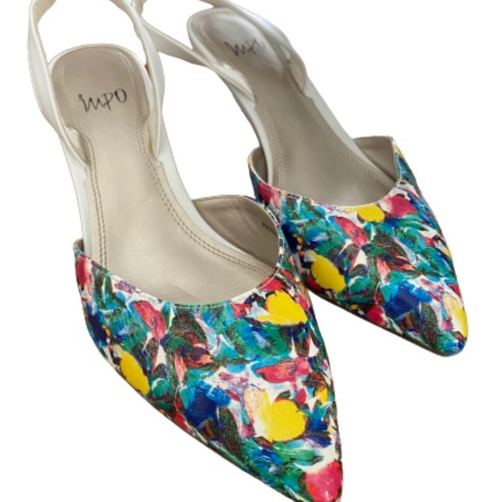 Impo Floral Sling Backs